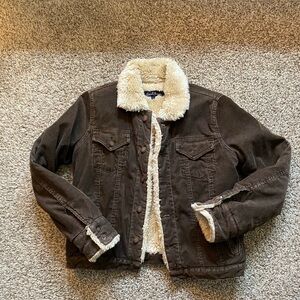 Vintage Earl Jean Corduroy Sherpa Jacket